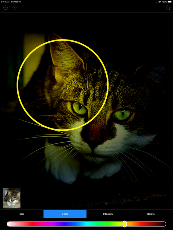 Dark Light Fx iPad screenshot 6 - Photo & Video app