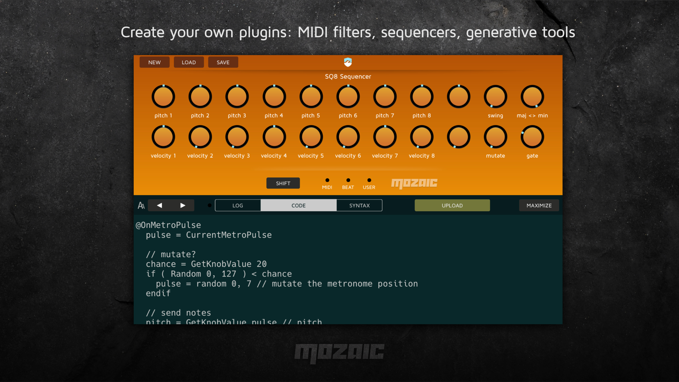 Mozaic Plugin Workshop