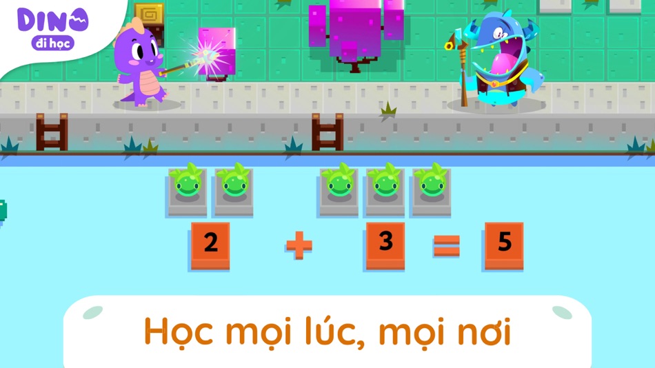 #8. Dino Đi học (iOS) By: NO.1 EDUCATION TECHNOLOGY JOINT STOCK COMPANY