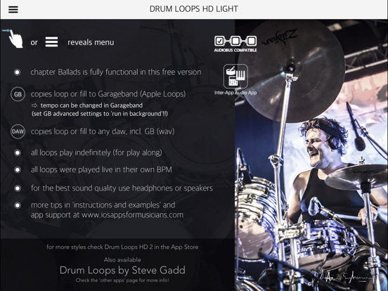 Screenshot #4 pour Drum Loops HD Light