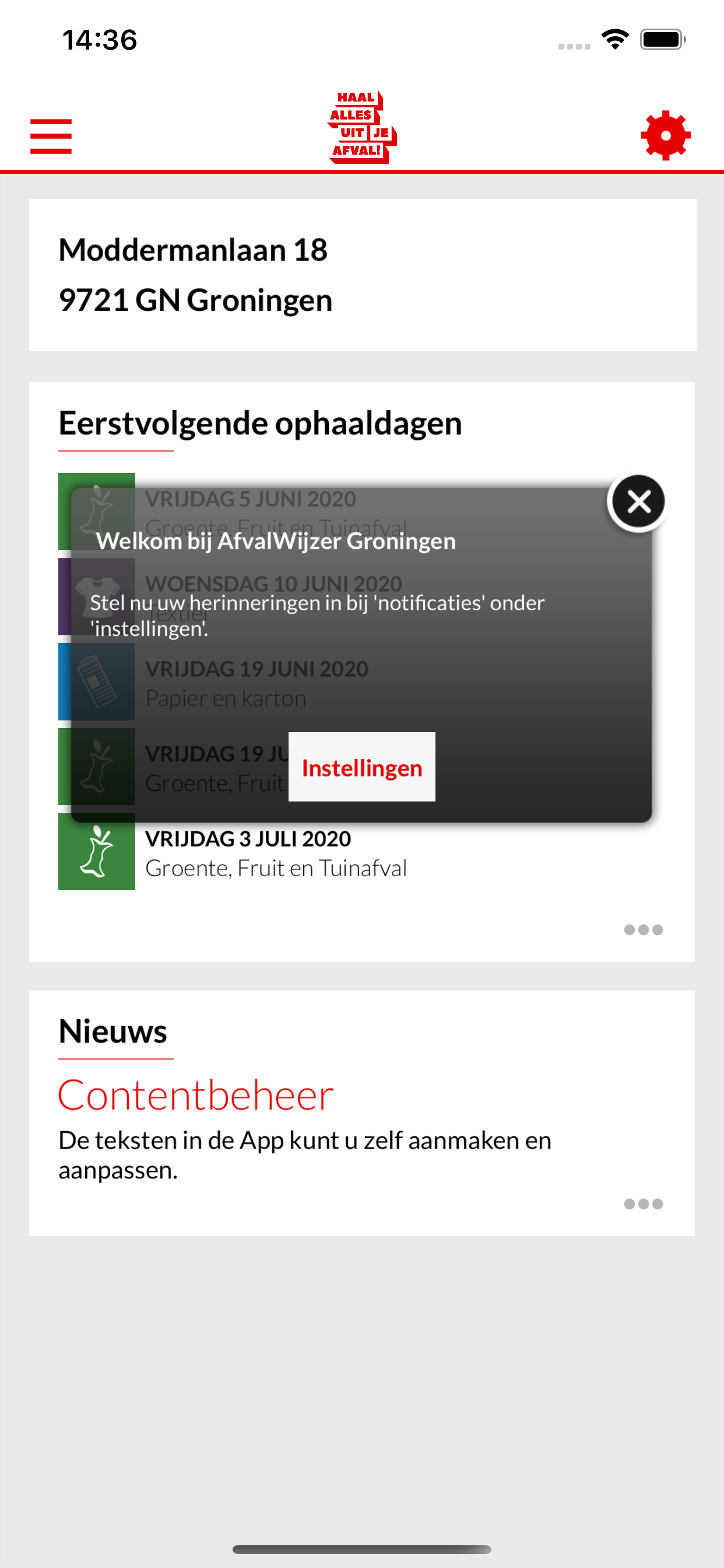 Afvalwijzer Groningen