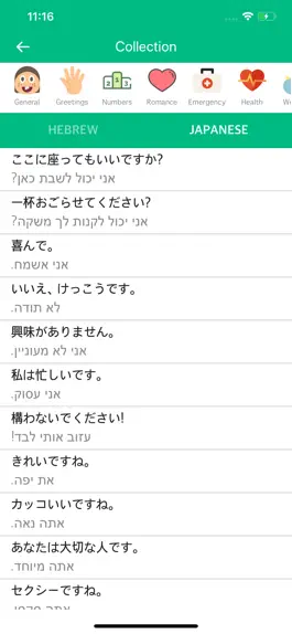 Game screenshot Hebrew Japanese Dictionary apk