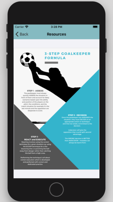 Football Sessions Goalkeeping Screenshot