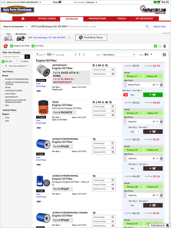 Screenshot #6 pour ProPartsNet