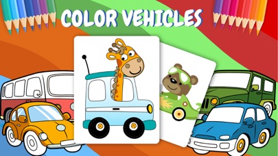 How to cancel & delete Cars coloring pages for kids – magic coloring book from iphone & ipad 1