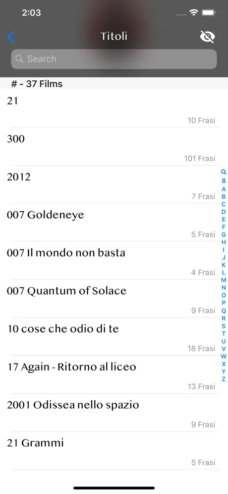 Frasi dai Film