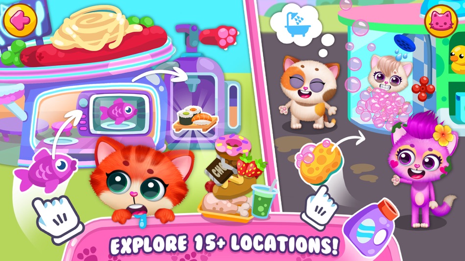 #7. Little Kitty Town (iOS) โดย: TutoTOONS