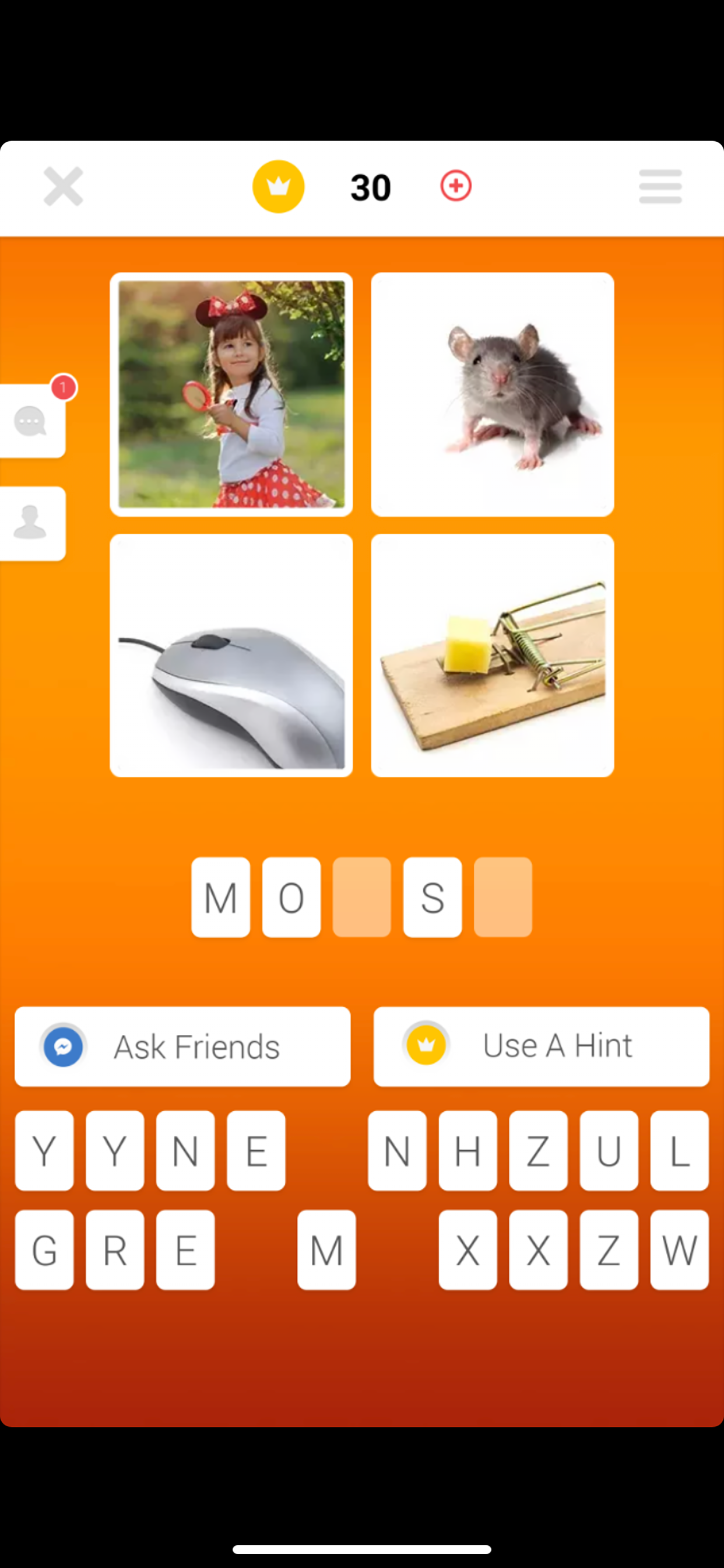 Guess The Word - 4 Pics 1 Word