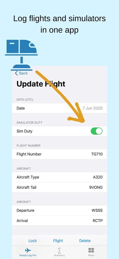 SimplyLog – Pilot Logbook