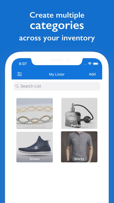 Lister - Product Listings iPhone screenshot