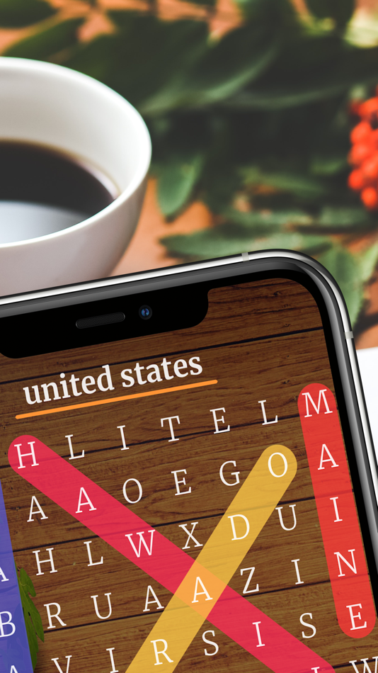 #3. Word Search - Infinite puzzles (iOS) 由: Frederic Bacro