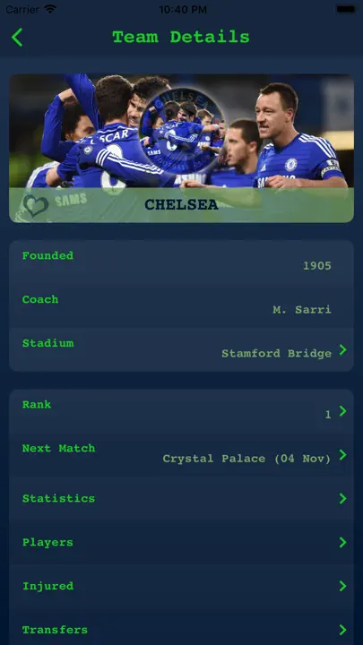 Live Results - English League iPhone Screenshot 7