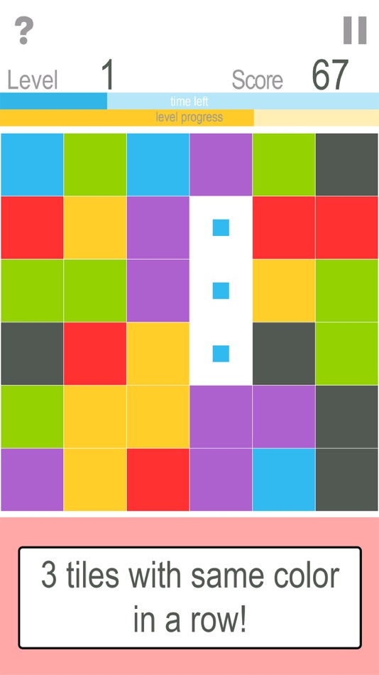 #2. Three In A Row (Match3 game) (iOS) By: Alexander Ryabinin