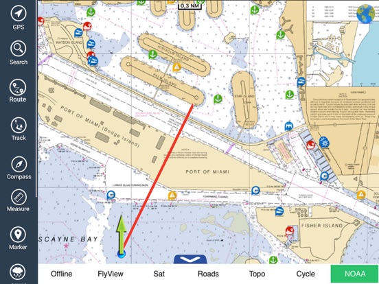 Screenshot #4 pour Florida Nautical Charts GPS HD