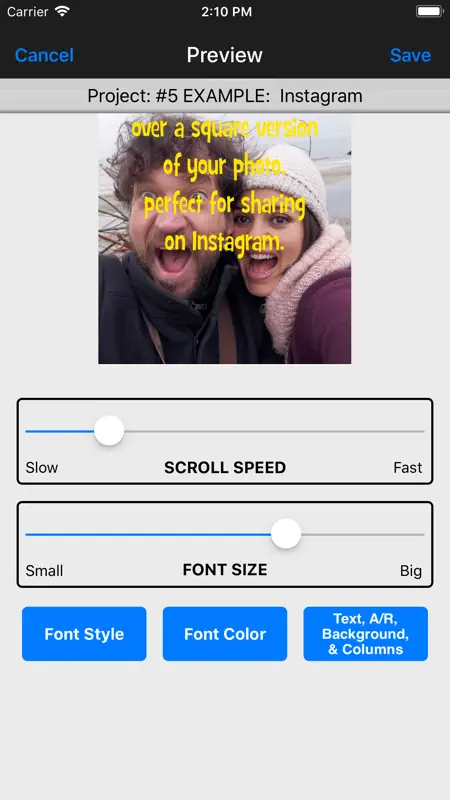 Scrolling Credits Pro screenshot 8 of 10