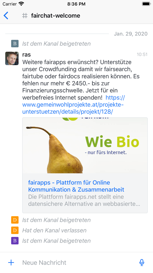 #4. fairchat (iOS) 由: Fairkom