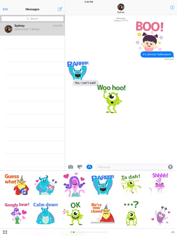 Screenshot #6 pour Disney Stickers: Monsters Inc.