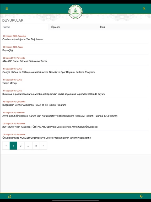 Screenshot #5 pour AÇÜ Mobil