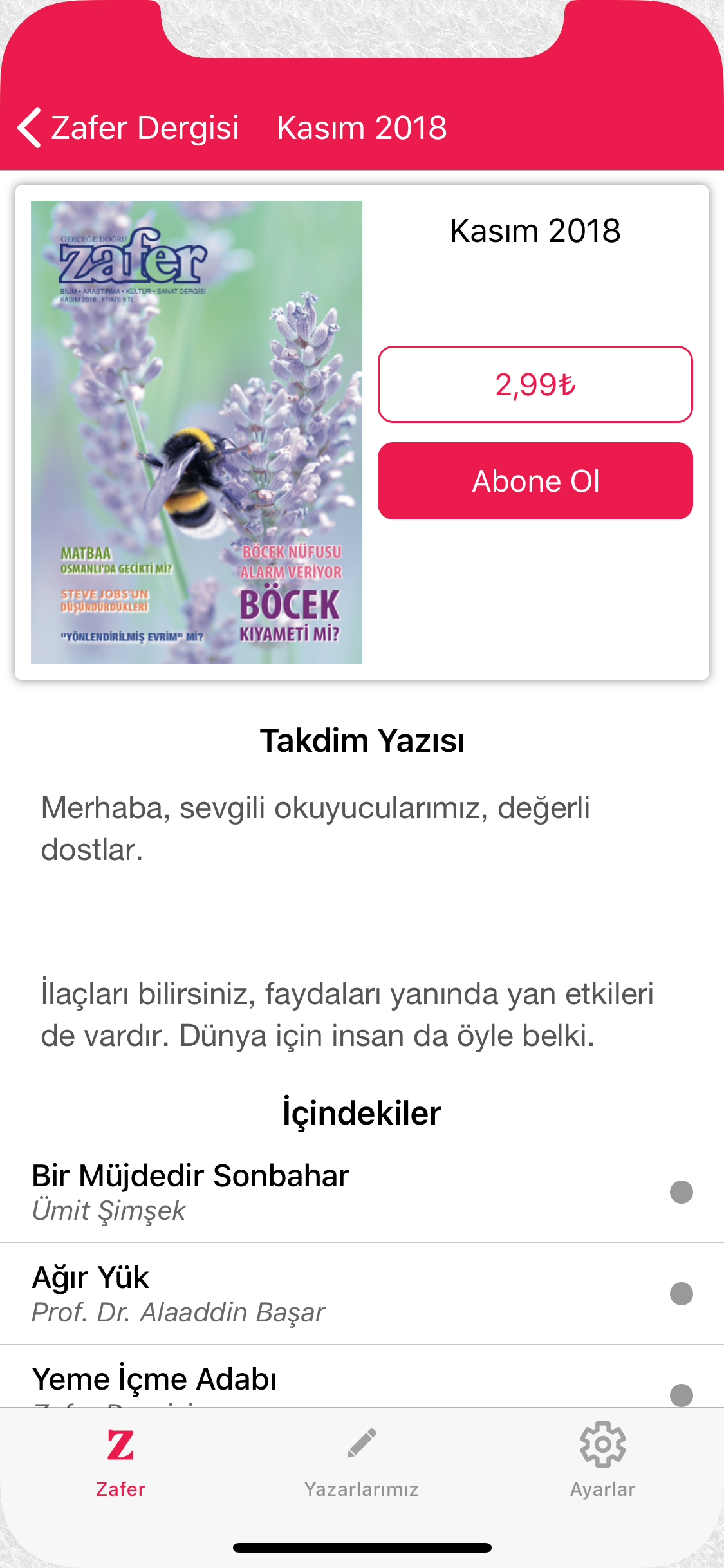Zafer Dergisi