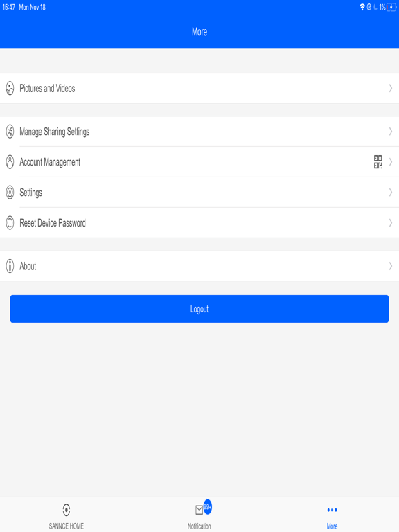 SANNCE HOME iPad screenshot 6 - Photo & Video app