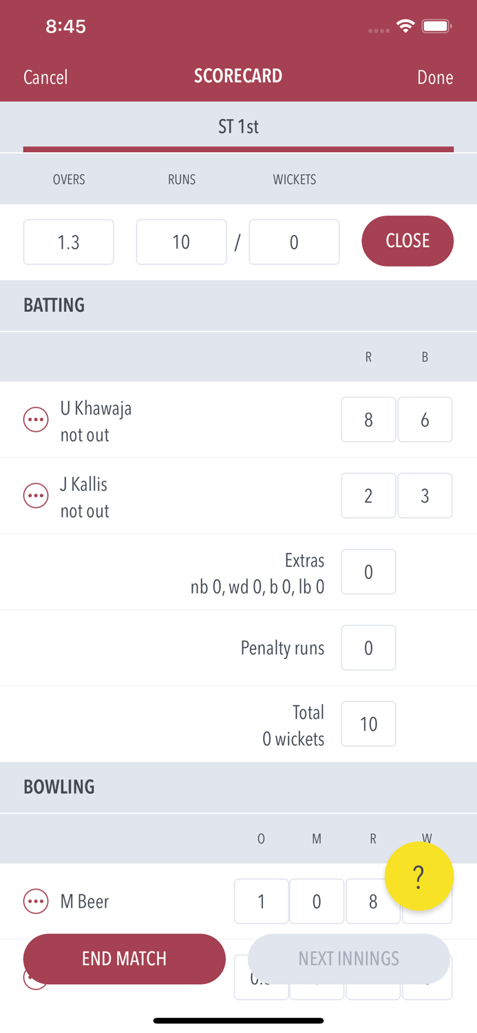 Cricket LiveScore EU