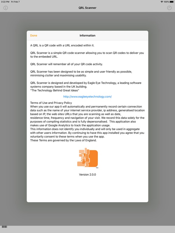 QRL SCANNER: SCAN QR CODES iPad screenshot 6 - Utilities app