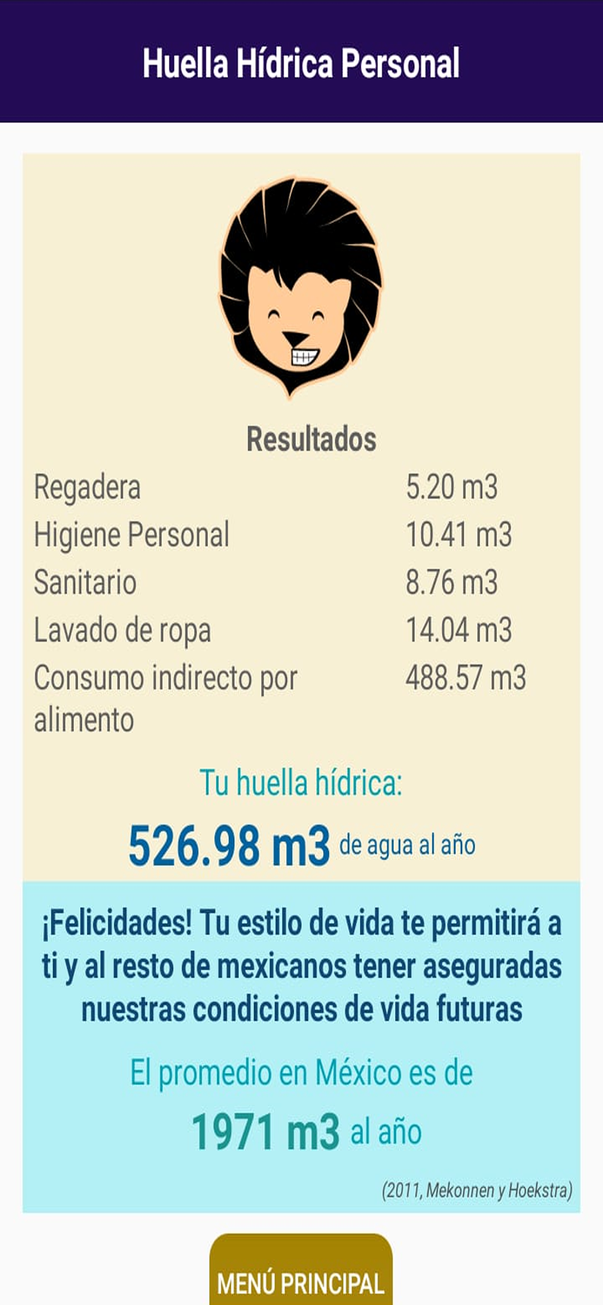 Huella ecológica individual screenshot 7