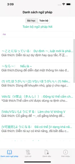 Game screenshot JLPT Ngữ Pháp N4 hack