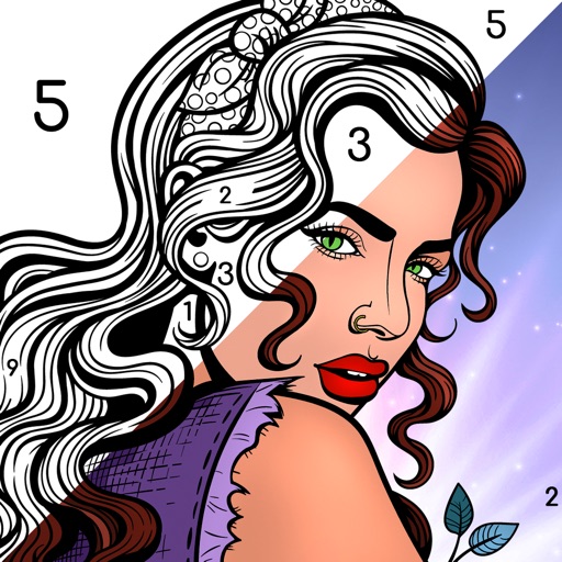 Color by number for Adults & K