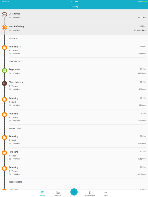 Screenshot #4 pour Drivvo - Gestion des véhicules