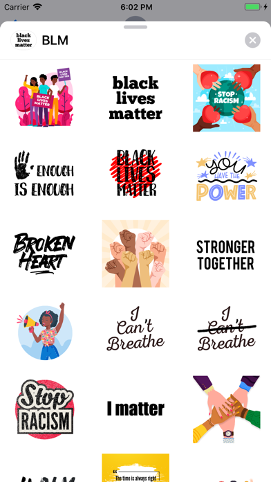 Screenshot #1 pour BLM Black Lives Matter Sticker