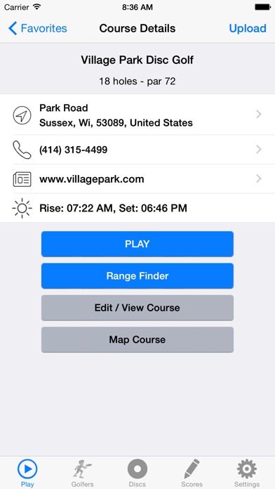 Disc Golf GPS Course Directoryのおすすめ画像5