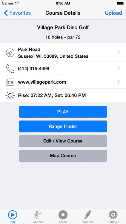 Disc Golf GPS Course Directory screenshot-4