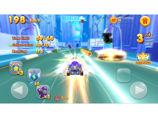 Screenshot #6 pour Masked Heroes: Kart Racing 3D