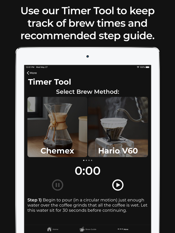 Coffee 101 iPad screenshot 5 - Food & Drink app