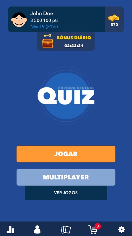 Quiz conhecimentos gerais.