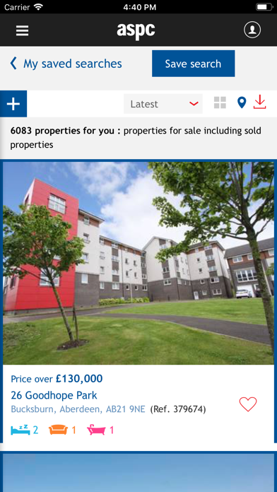 Screenshot #3 pour ASPC Property Search