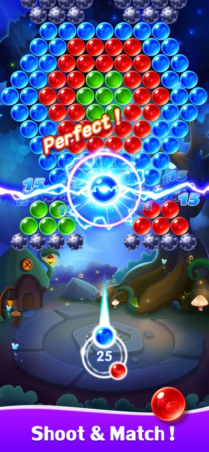 Bubble Shooter Legend Fun Game On Cell Phone 