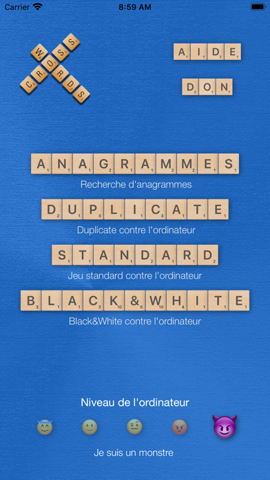 Screenshot #1 pour Crosswords Black&White