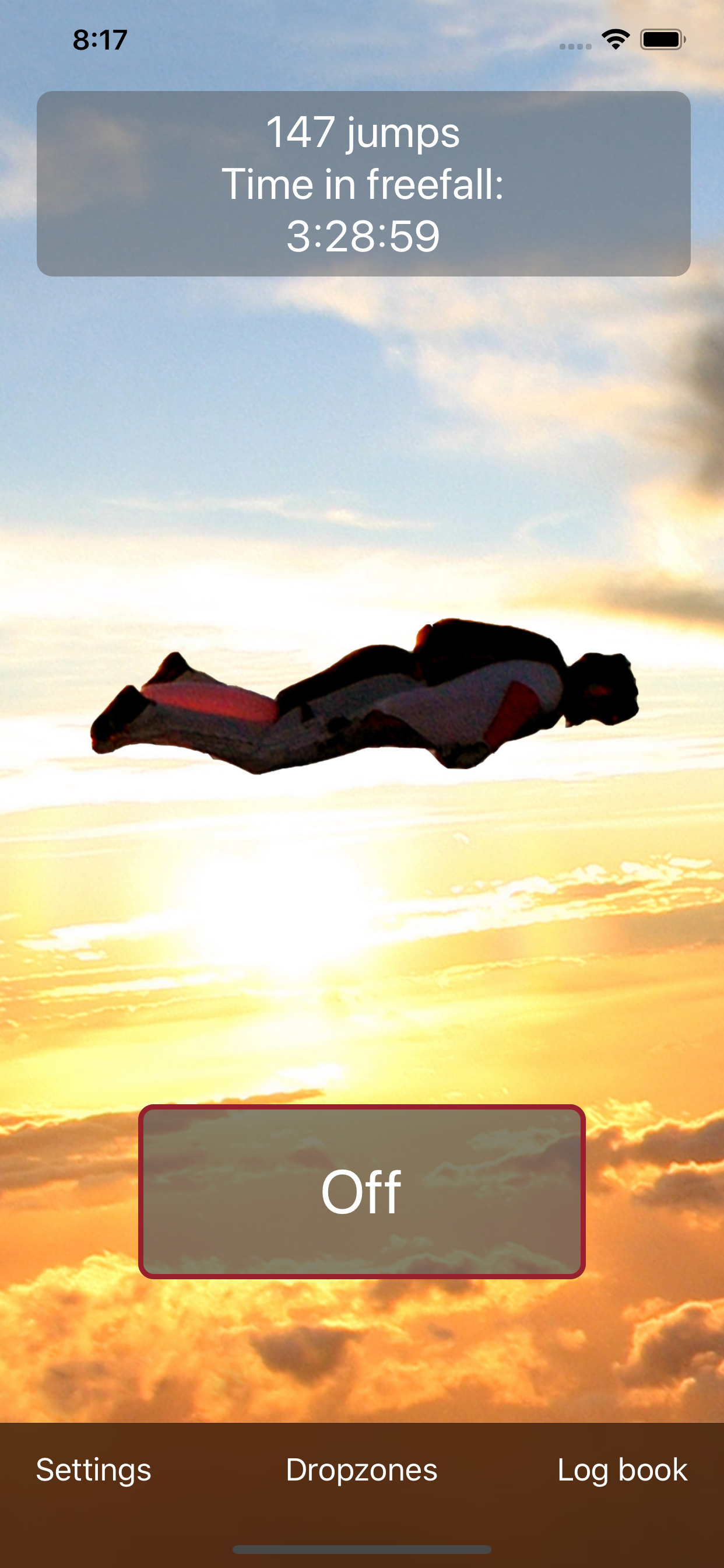 Skydive Logger