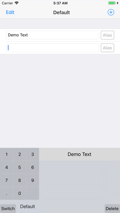 App screenshot