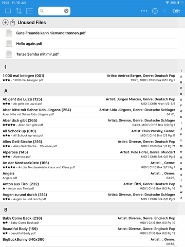 SongBook + - náhled