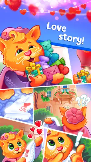 Sweet Hearts Match 3 screenshot 2
