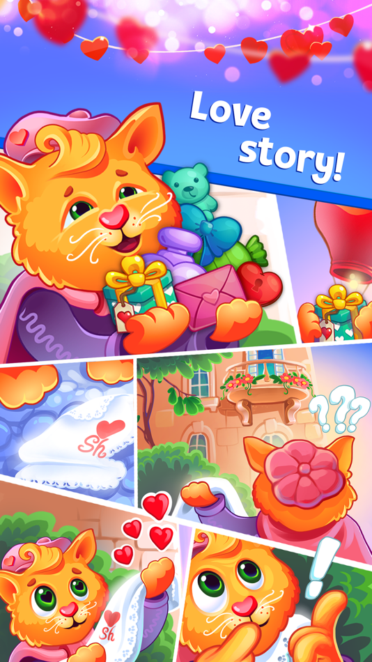 #2. Sweet Hearts Match 3 (iOS) By: CharStudio OU