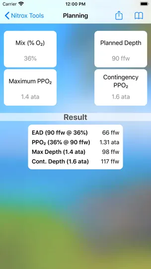 Screenshot von Nitrox Tools auf dem iPhone 5