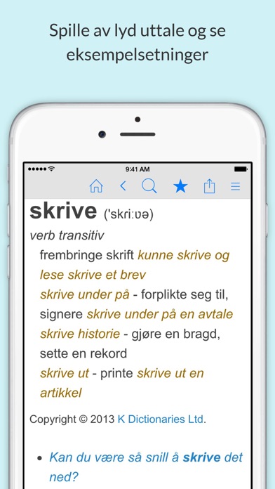Screenshot #2 pour Norsk Ordbok og Synonymer