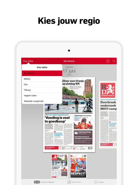 BD - Digitale krant iPad app afbeelding 2