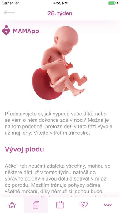 MAMApp CZ - vše o těhotenství Screenshot