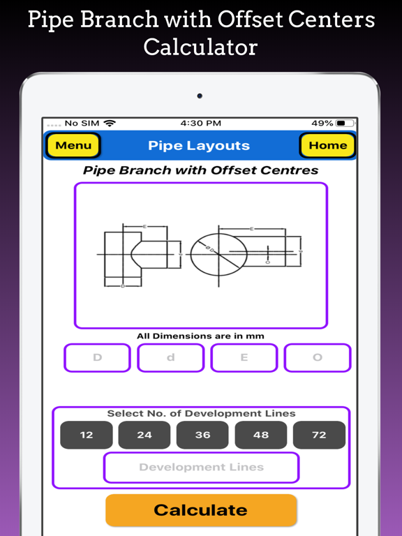 Branch Pipe Layouts iPad screenshot