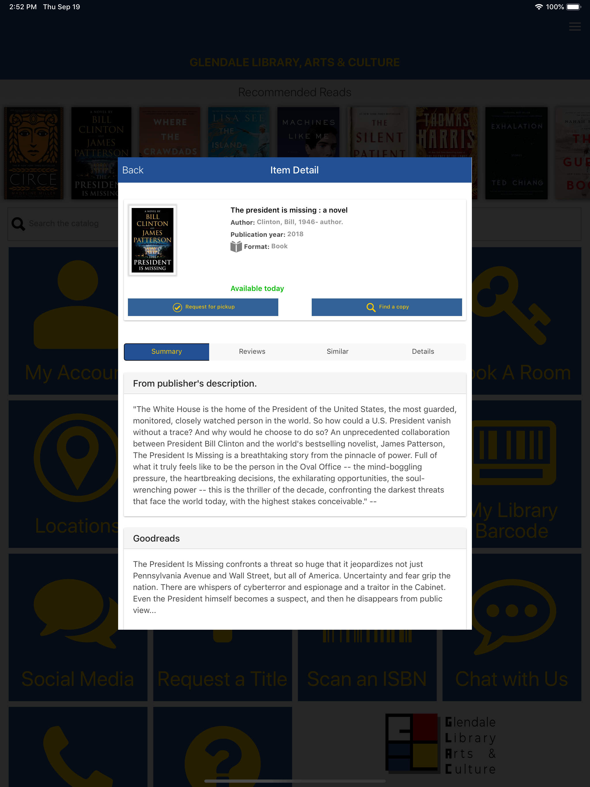 Glendale Library Arts GLAC screenshot 9